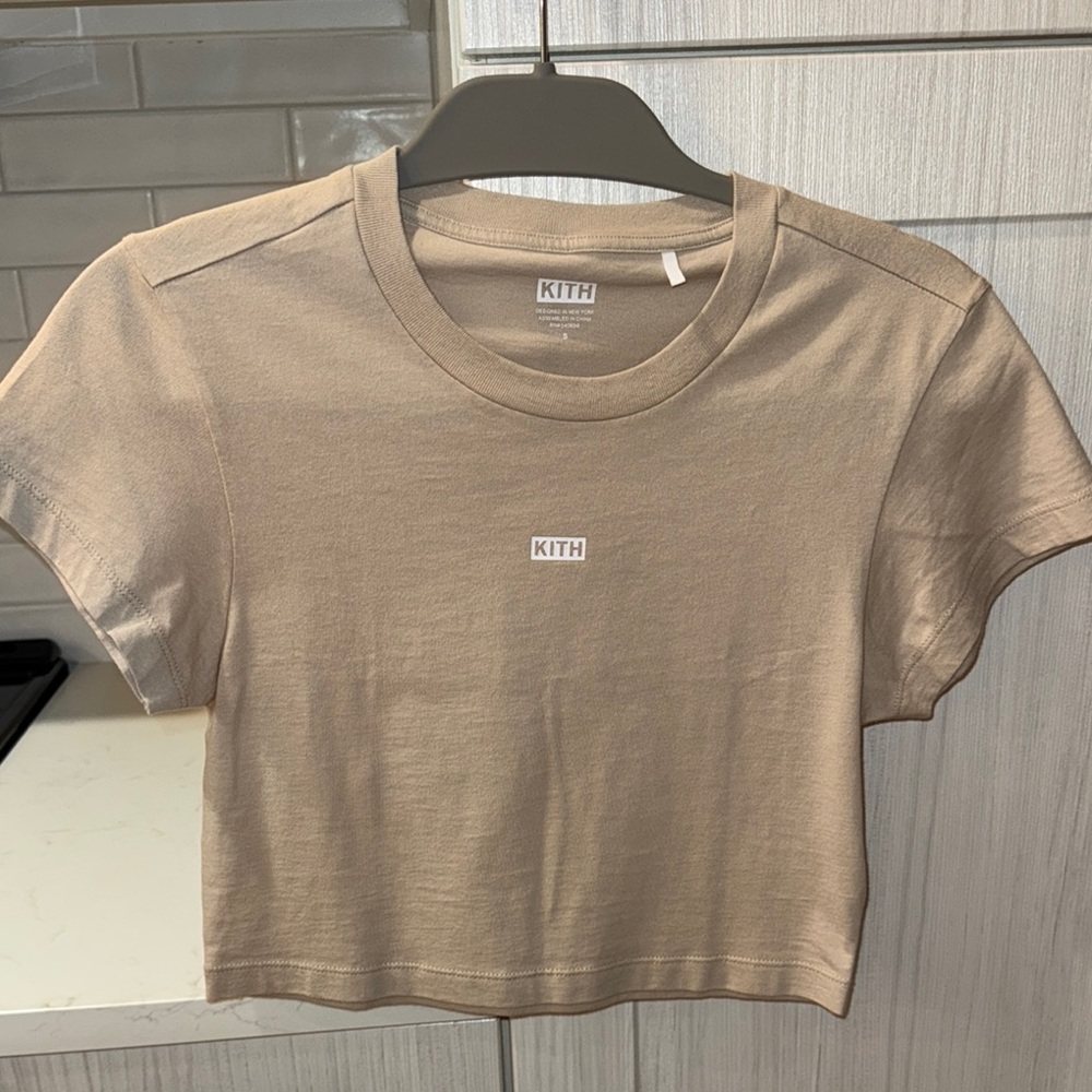 Kith Women's Beige Crop Top